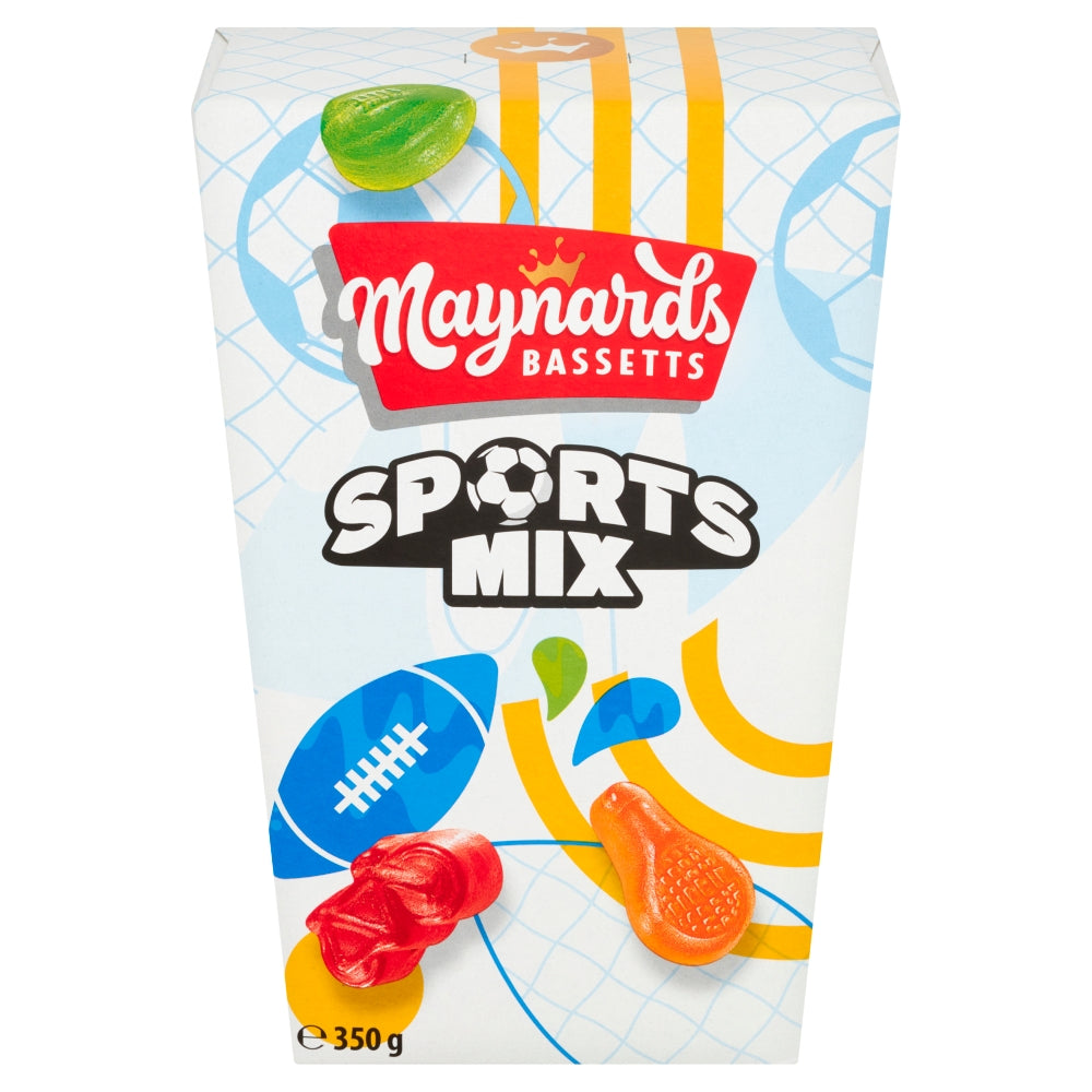 Maynards Bassetts Sports Mix Sweets Carton 350g - 1 x 350g Box