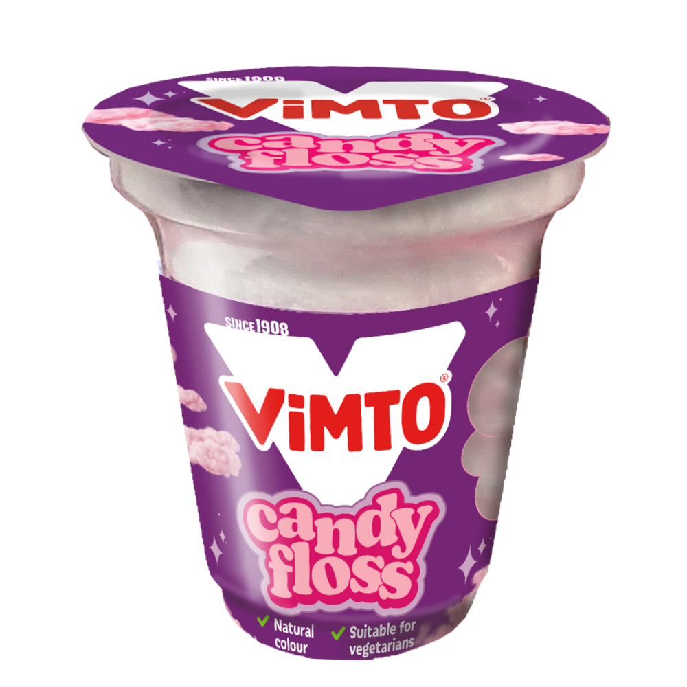 Vimto Candy Floss Cup 20g - 12 x 20g Cups