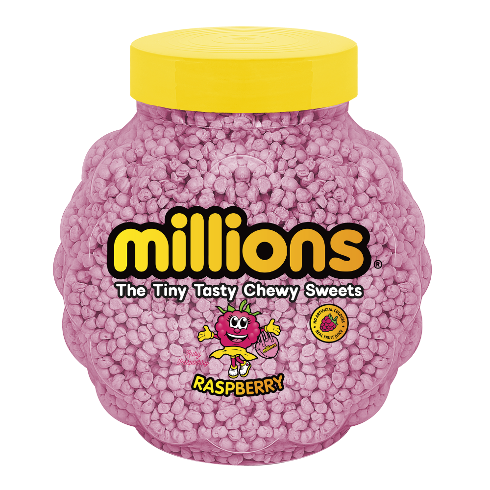 Millions Raspberry Jar 2. 27kg - 1 x 2. 27kg