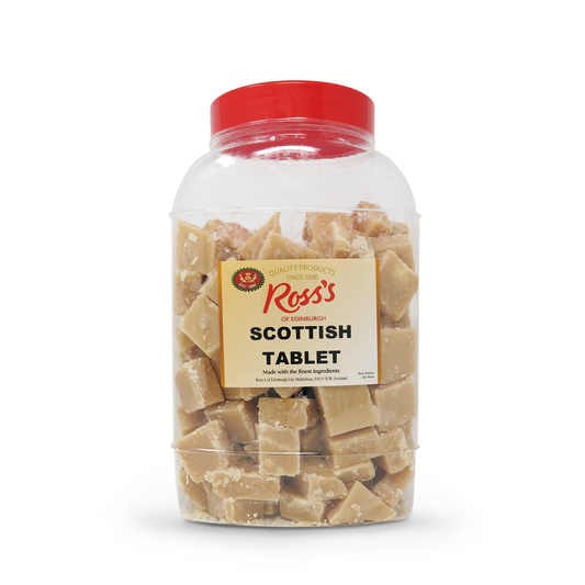 Ross's Of Edinburgh Scottish Tablet Jar 2kg - 1 x 2kg Jar