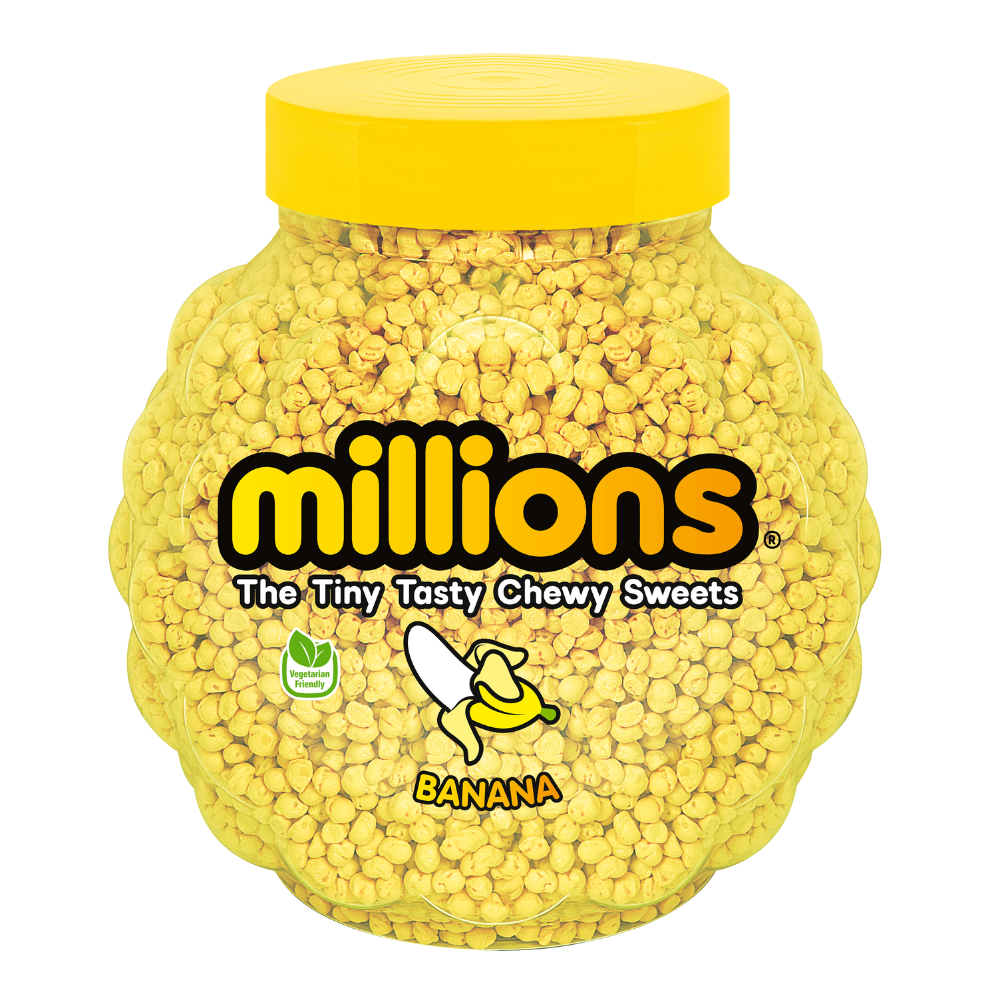 Millions Banana Flavour Jar 2. 27kg - 1 x 2. 27kg Jar