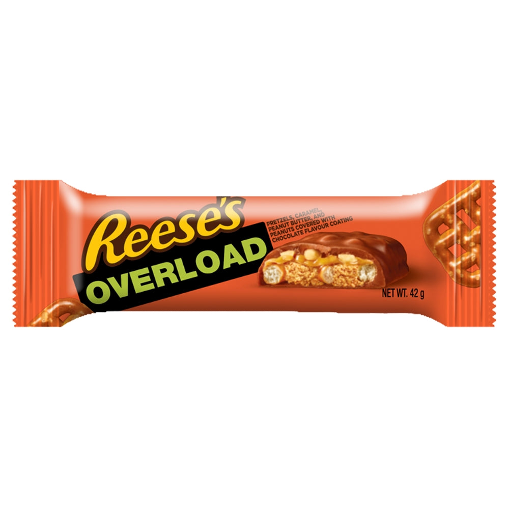 Reese's Overload Chocolate Bar 42g - 18 x 42g Bars