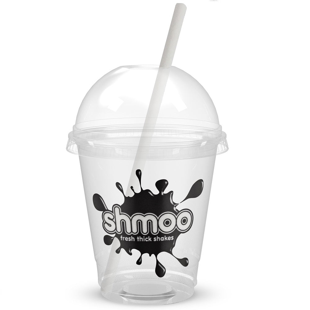 Shmoo Milkshake 13oz Cups, Lids & Straws - 100 x 13oz Cups