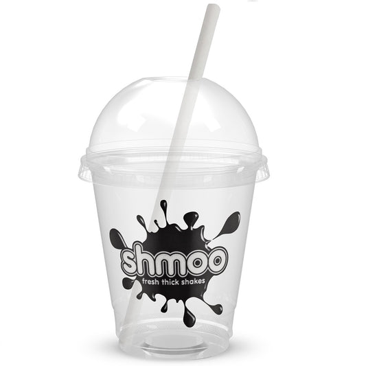 Shmoo Milkshake 13oz Cups, Lids & Straws - 100 x 13oz Cups