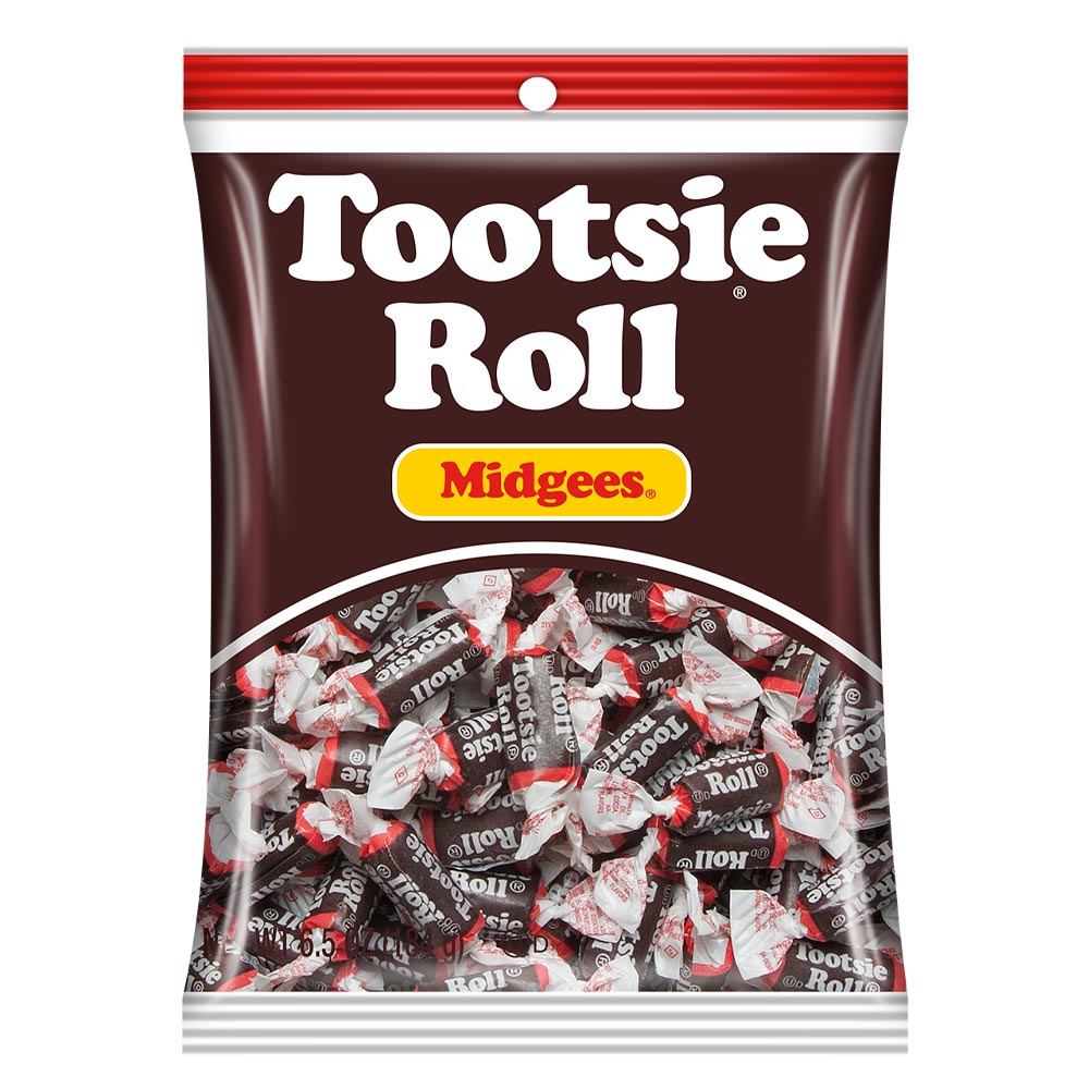 Tootsie Roll Midgees Bag 184g - 12 x 184g Bags