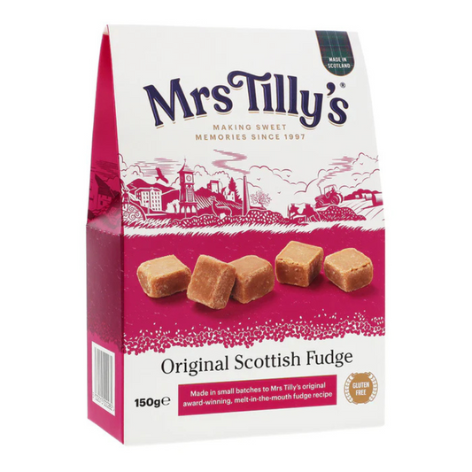 Mrs Tilly's Original Scottish Fudge Gift Box 150g - 6 x 150g Boxes