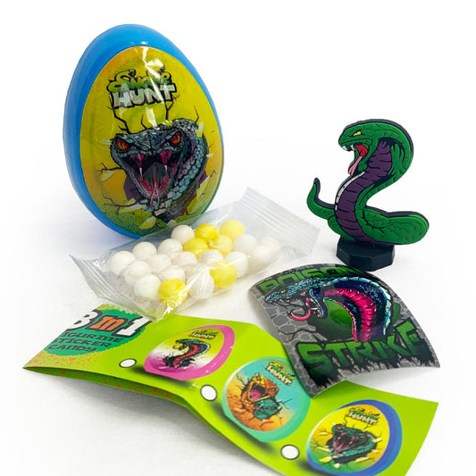 Snake Hunt 3D Surprise Egg 10g - 18 x 10g Eggs