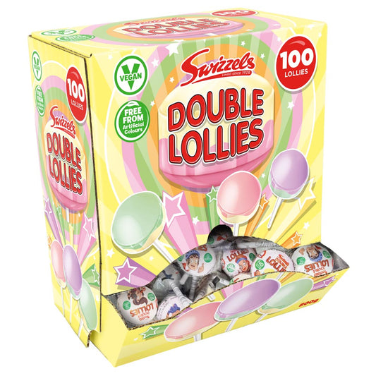 Swizzels Double Lollies 8g - 100 x 8g Lollipops