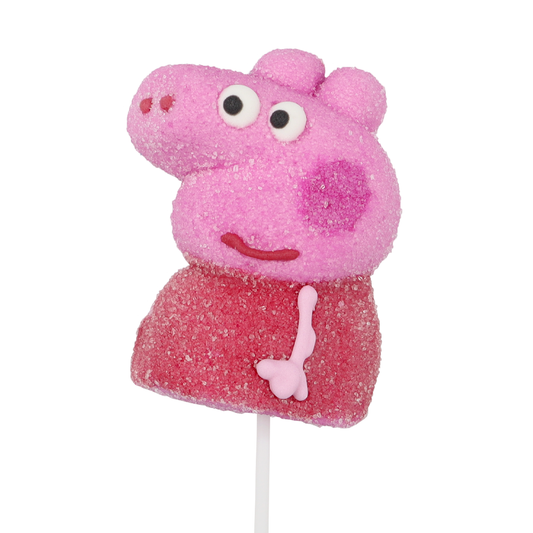 Peppa Pig Marshmallow Lollipop 30g - 18 x 30g Lollipops
