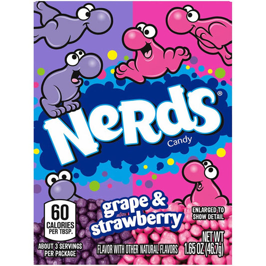 Nerds Candy Grape & Strawberry 46. 7g - 36 x 46. 7g Boxes