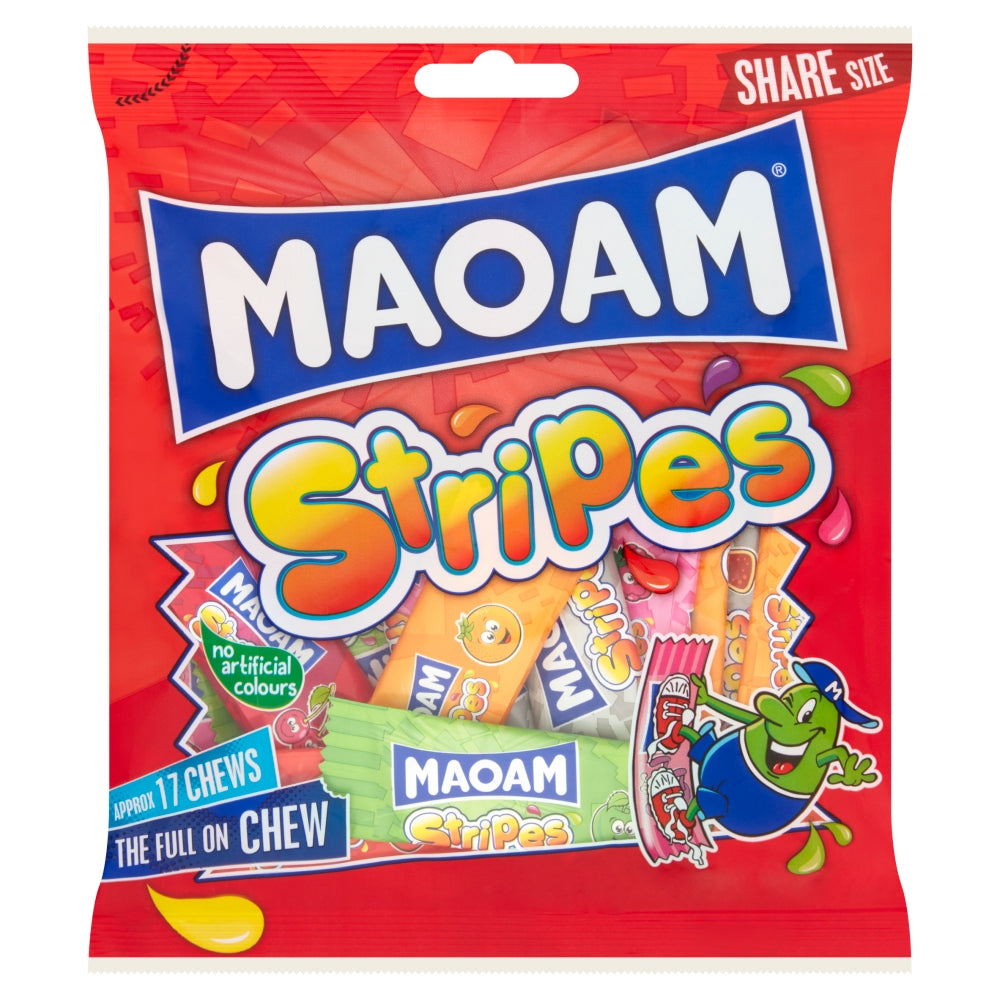 Maoam Stripes Bag 140g - 14 x 140g Bags