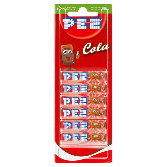 Pez Cola Refill 6 Pack 51g - 18 x 51g Packs