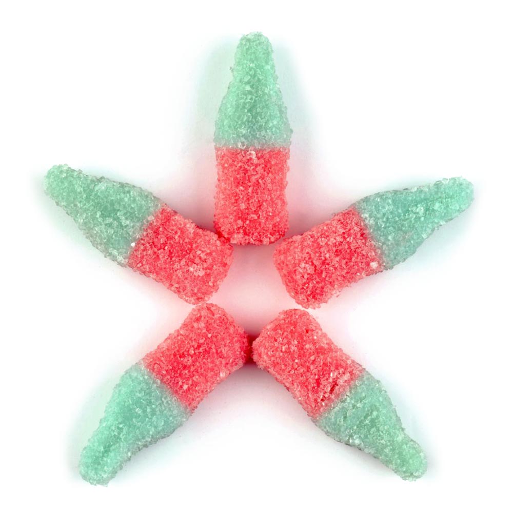 Sweetzone Fizzy Blue Bottles 1kg - 1 x 1kg Bag