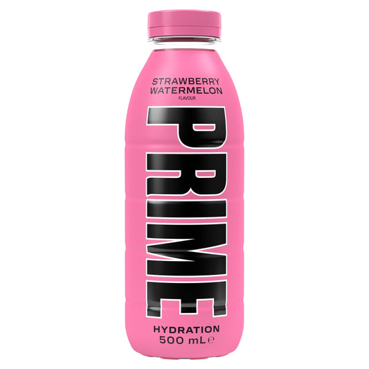 PRIME Hydration Strawberry Watermelon 500ml - 12 x 500ml Bottles