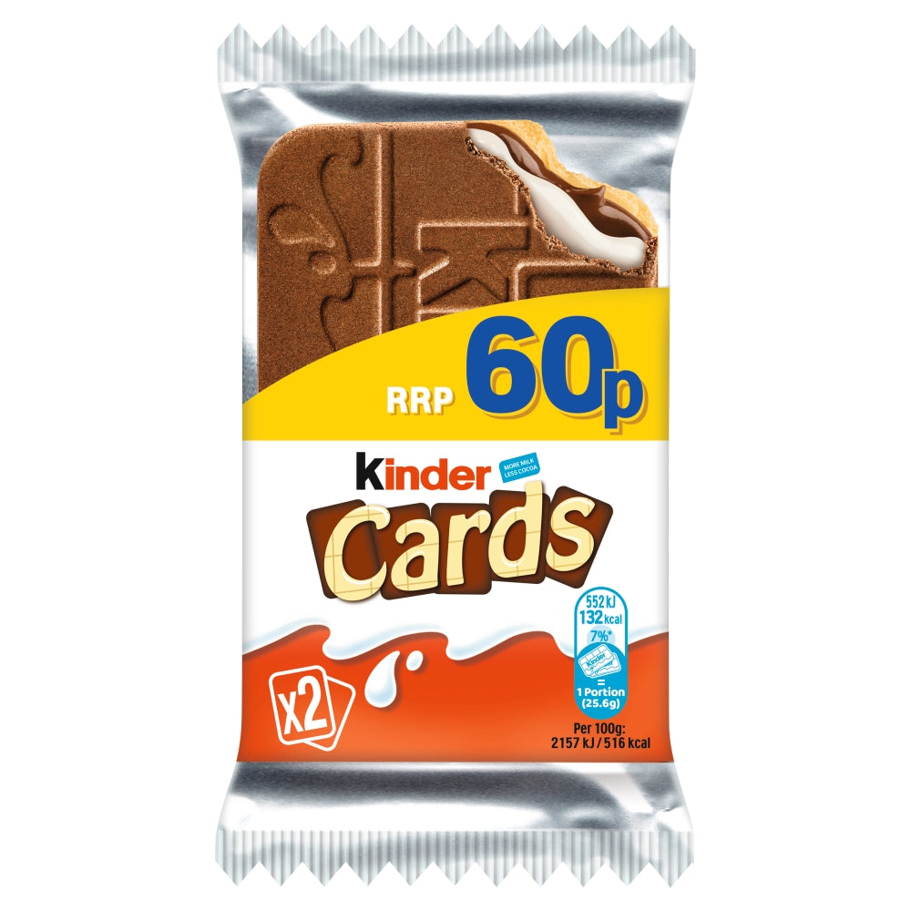 Kinder Cards Pack 26. 6g 60p PMP - 30 x 26. 6g Packs