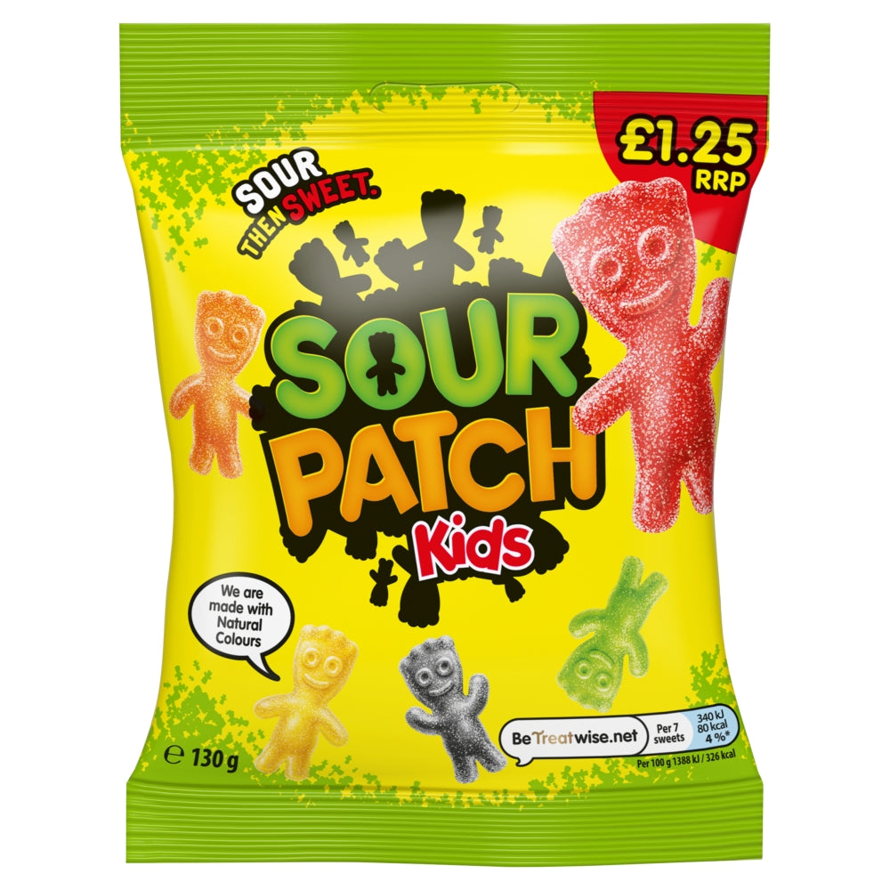 Sour Patch Kids Original Flavour 130g Bag £1. 25 PMP - 10 x 130g Bags