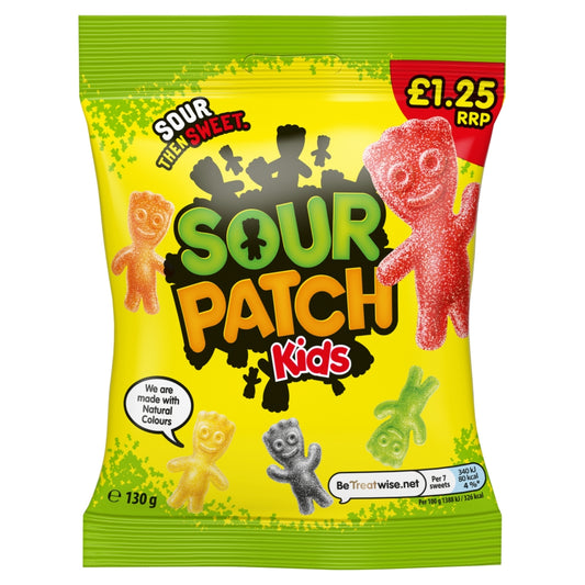 Sour Patch Kids Original Flavour 130g Bag £1. 25 PMP - 10 x 130g Bags