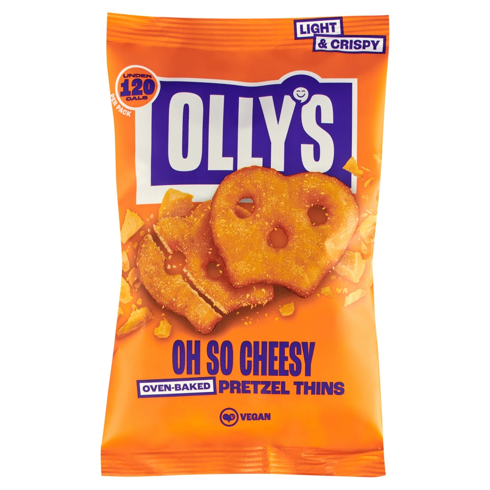 Olly's Oh So Cheesy Oven-Baked Thins Bag 35g - 10 x 35g Bags