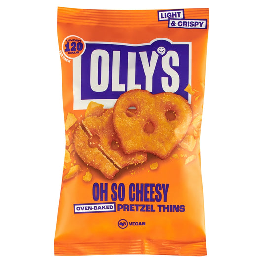 Olly's Oh So Cheesy Oven-Baked Thins Bag 35g - 10 x 35g Bags