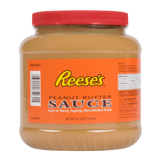 Reeses Peanut Butter Sauce 2. 04kg - 1 x 2. 04kg Jar