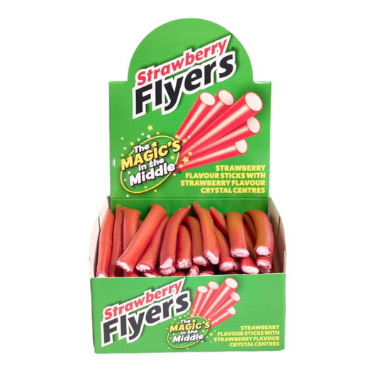 Strawberry Flyers 60 Pieces Box - 1 Box (60 Pieces)