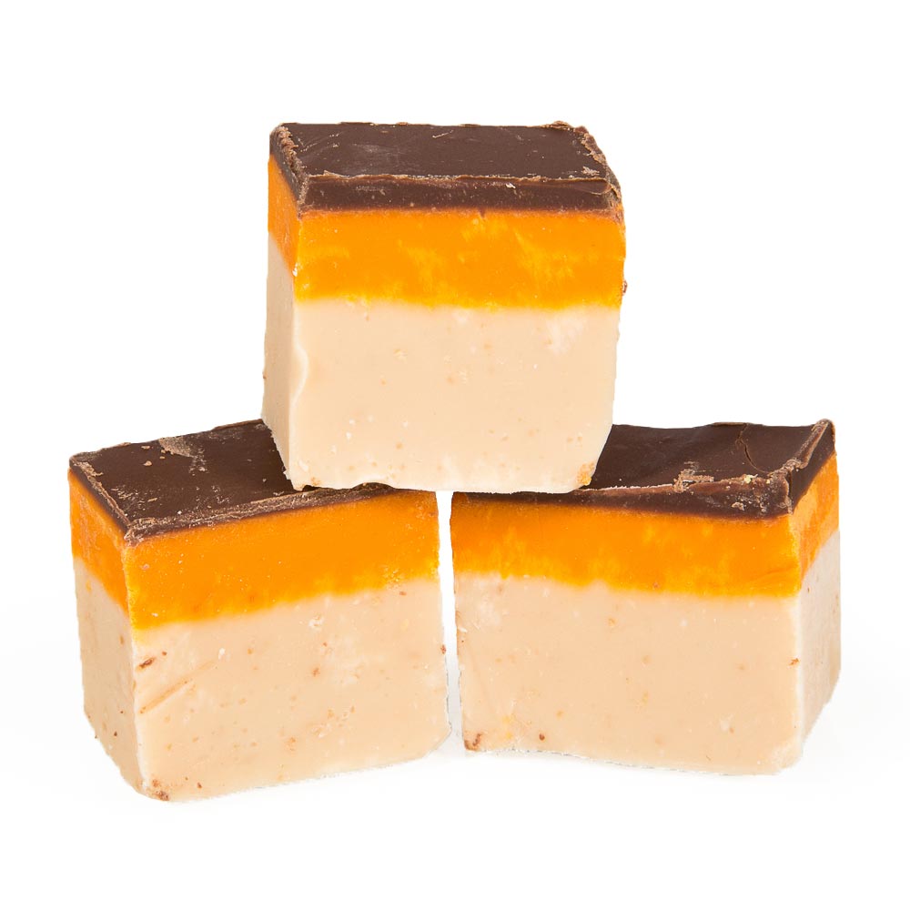 The Fudge Factory Jaffa Cake Fudge Tub 2kg - 1 x 2kg Tub