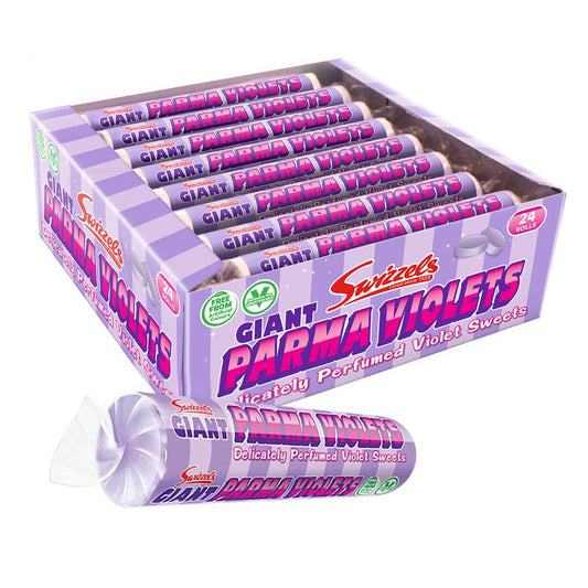 Swizzels Giant Parma Violets 40g - 24 x 40g Rolls