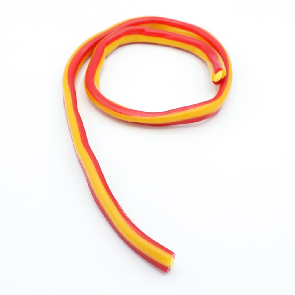 Vidal Giant Rhubarb & Custard Cable 6kg - 1 x 6kg box (80 cables)