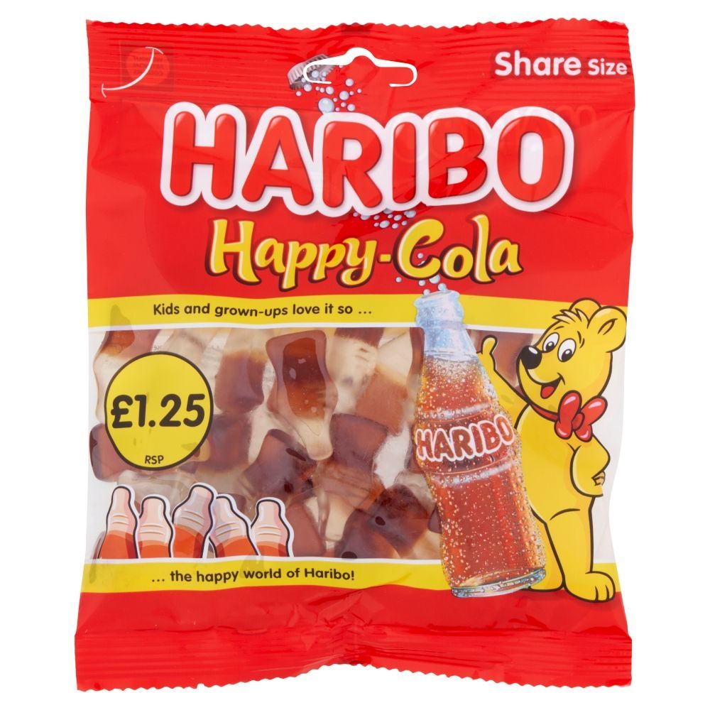 Haribo Happy-Cola 140g £1.25 PMP - 12 x 140g Bags