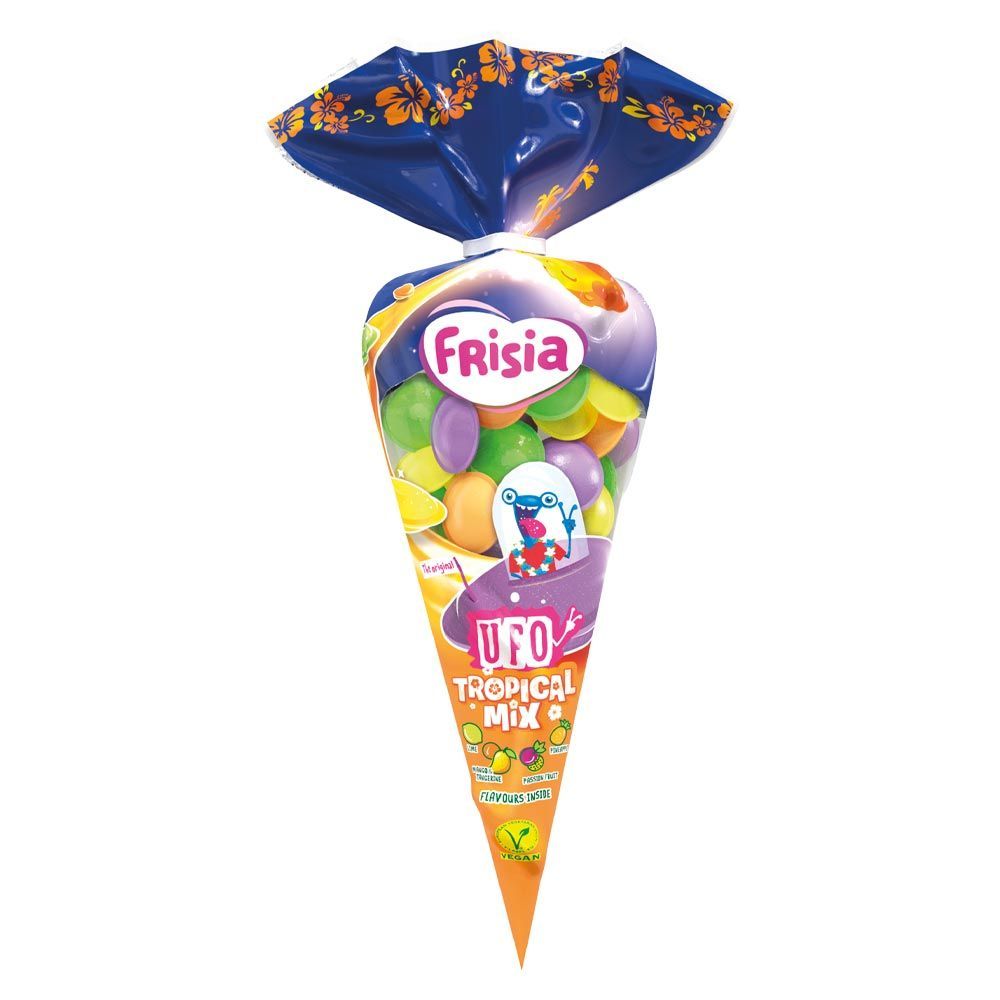 Frisia Tropical Flying Saucers Cone Bags 45g - 21 x 45g Bags
