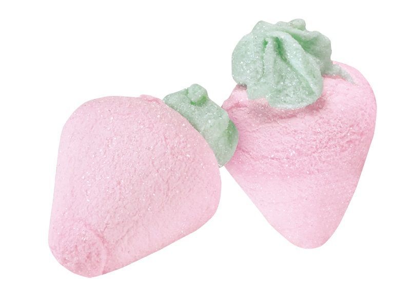 Jelly Filled Strawberry Marshmallows 1kg - 1 x 1kg Bag