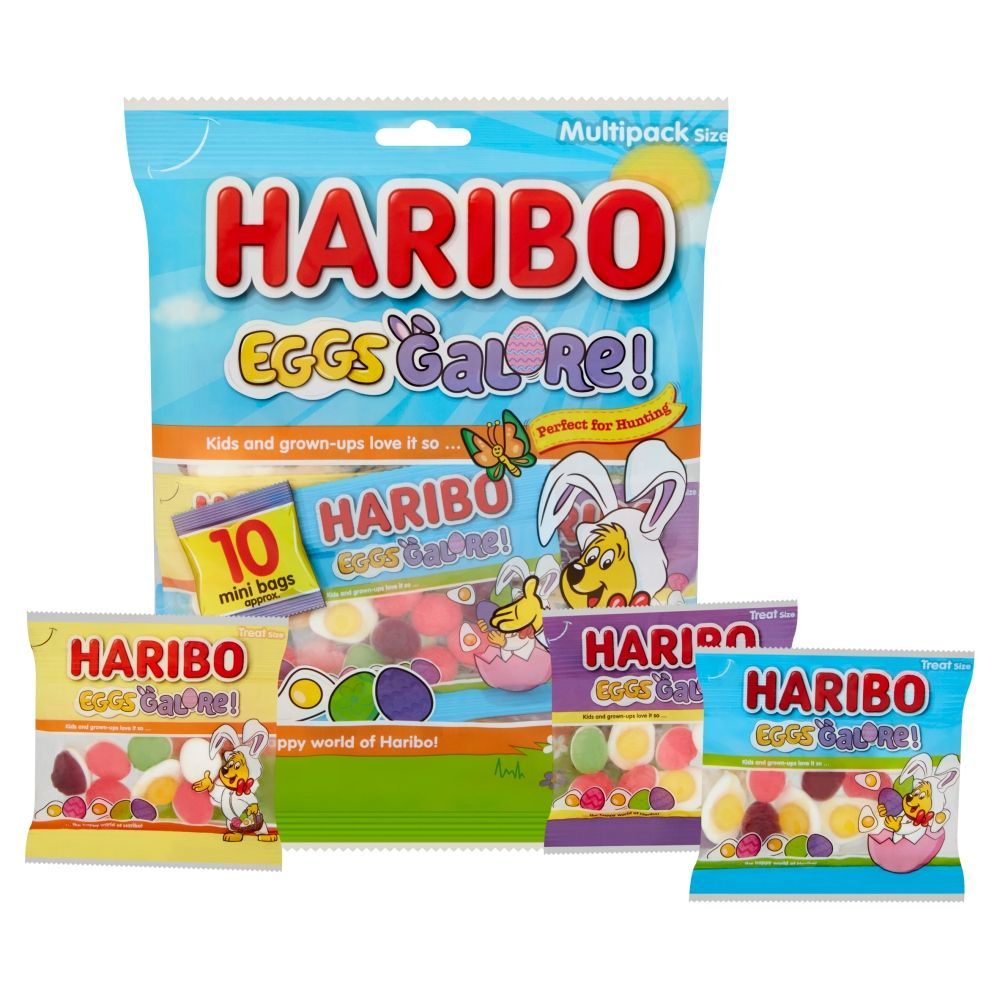 Haribo Eggs Galore Multipack 160g - 10 x 160g Multipack
