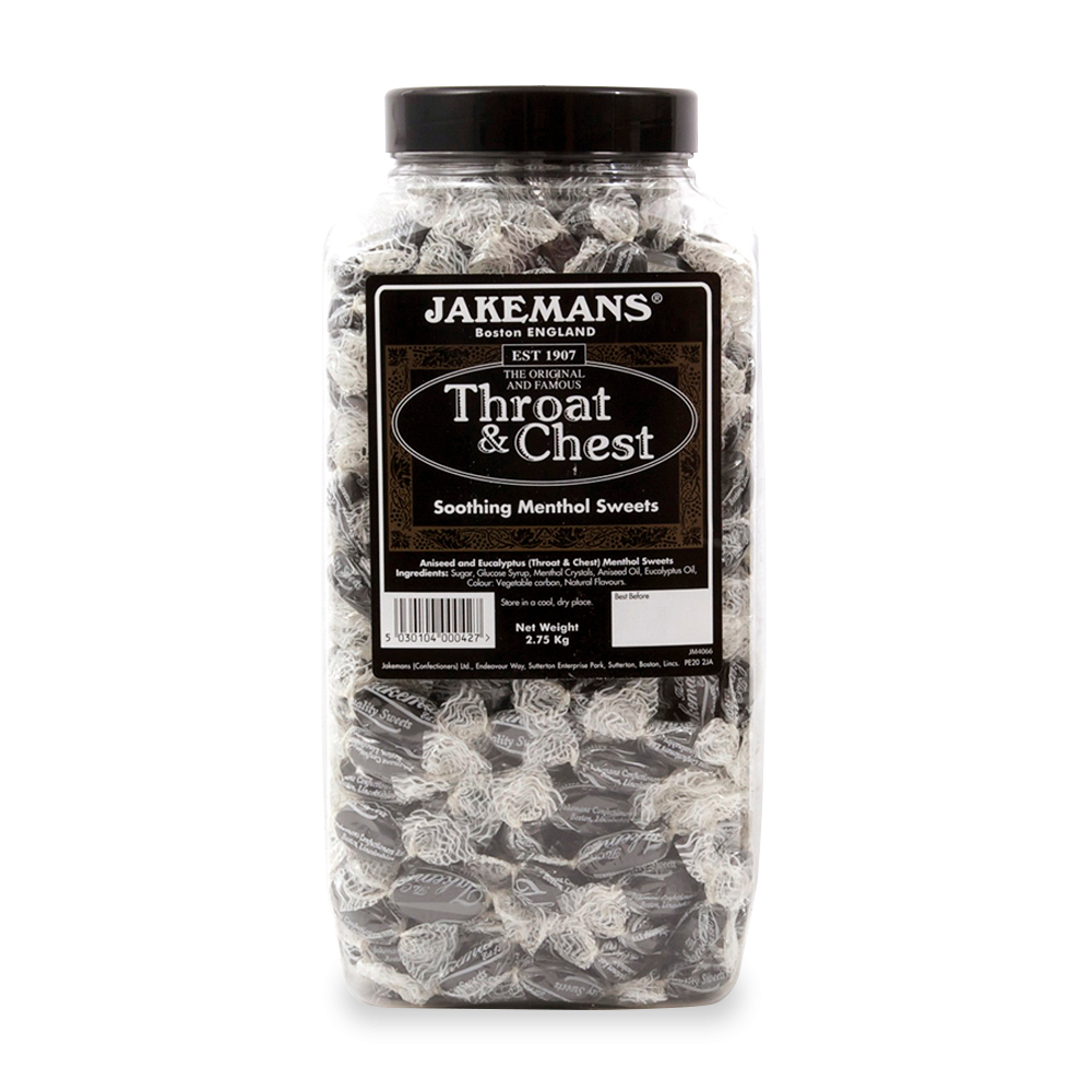 Jakemans Throat & Chest Jar 2.7kg - 1 x 2.7kg Jar
