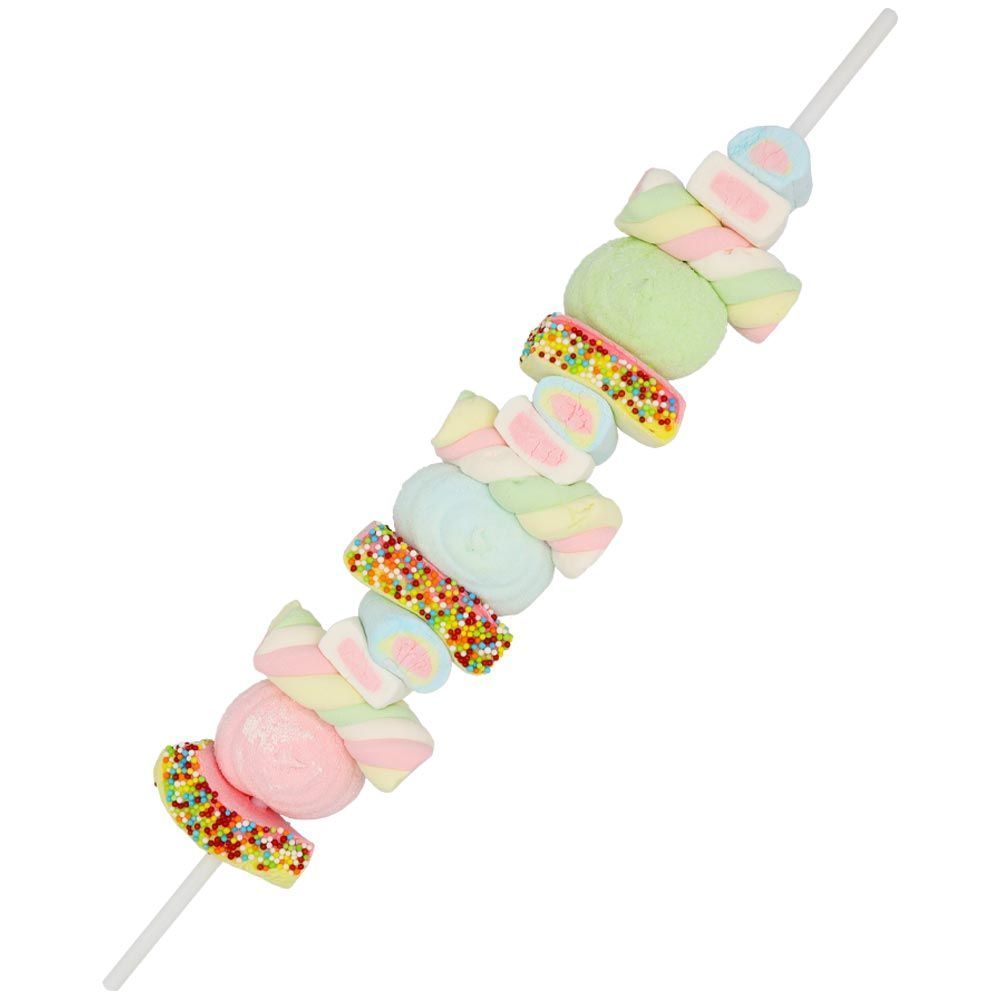 Kandy King Mallow Kebabs 100g - 12 x 100g Lollipops
