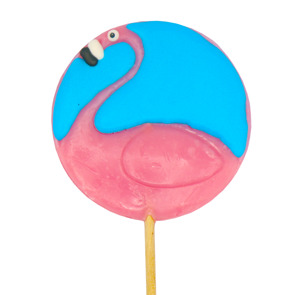 Kandy Kandy Flamingo Lolly 90g - 18 x 90g Lollipops