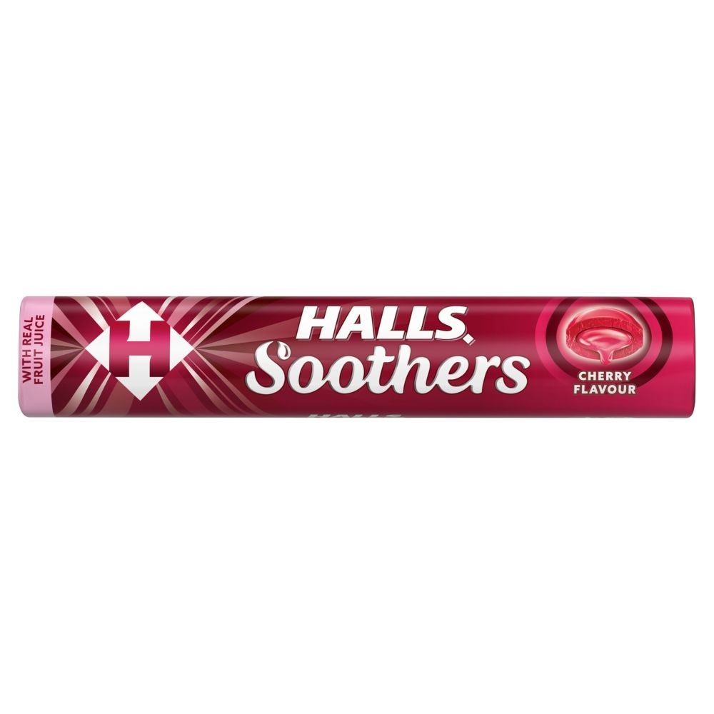 Halls Soothers Cherry Flavour 45g - 20 x 45g Packs