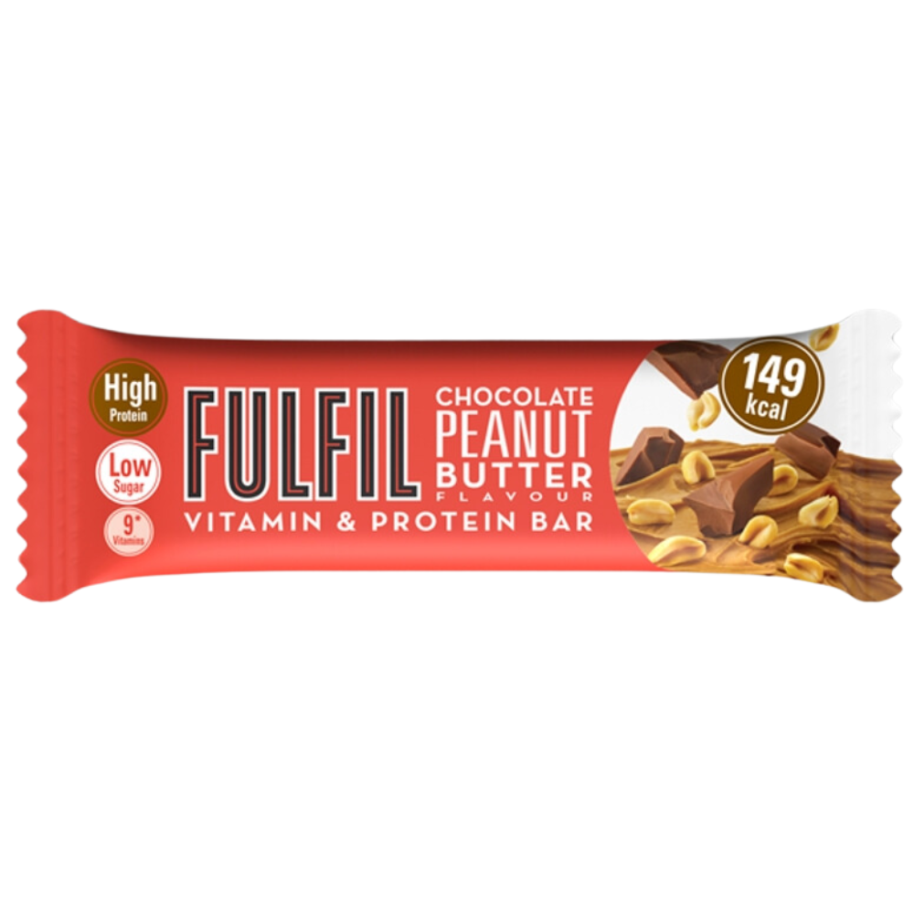 Fulfil Chocolate Peanut Butter Flavour Vitamin & Protein Bar 40g - 15 x 40g Bars