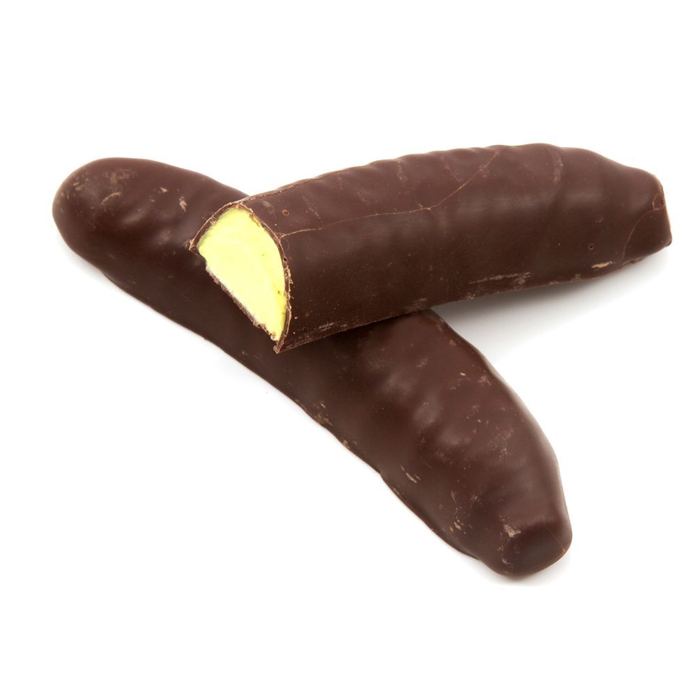 Hannah's Chocolate Foam Bananas - 1 x 750g Box (30 Sweets)