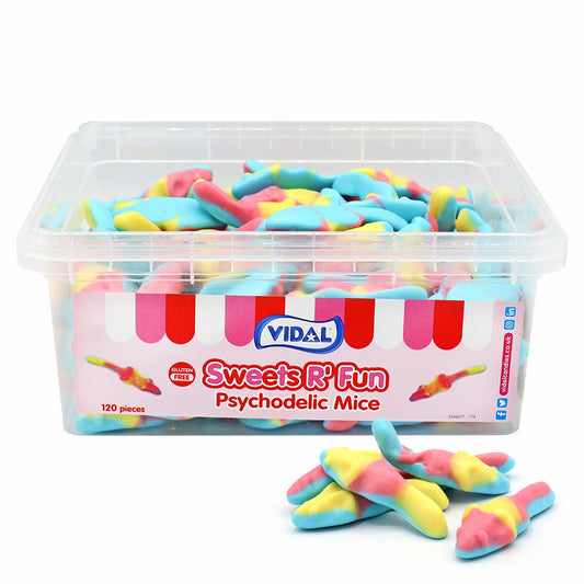Vidal Psychodelic Mice Tub 780g - 1 x 780g Tub