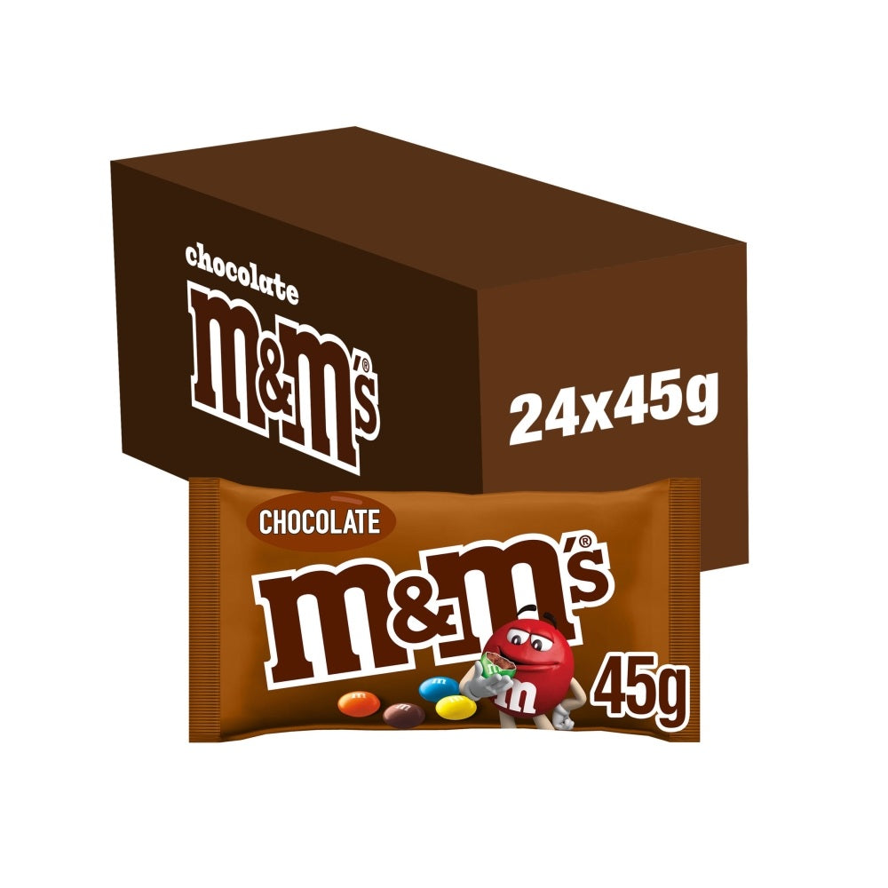 M&M's Milk Chocolate Bites Bag 45g - 24 x 45g Bags