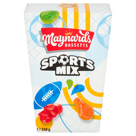 Maynards Bassetts Sports Mix Sweets Carton 350g - 1 x 350g Box