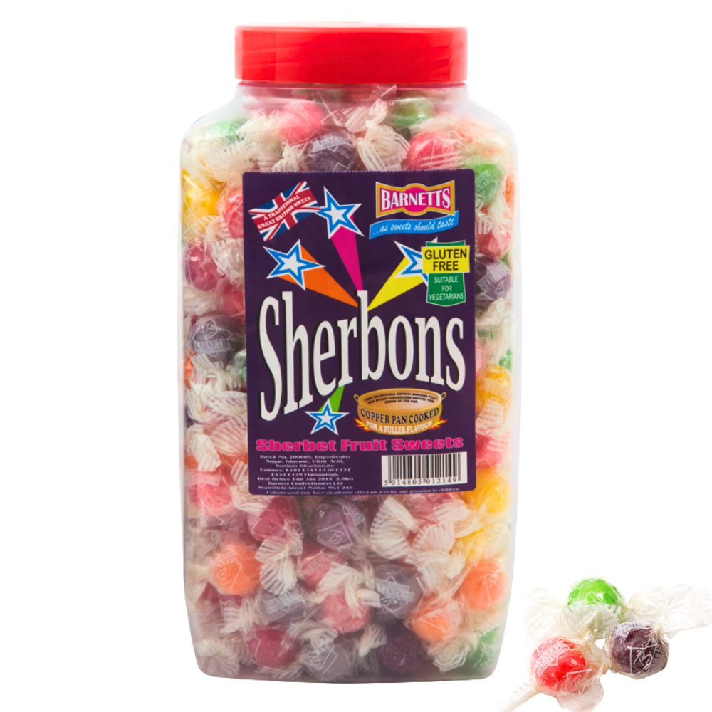 Barnetts Sherbons Jar 2. 5kg - 1 x 2. 5kg Jar