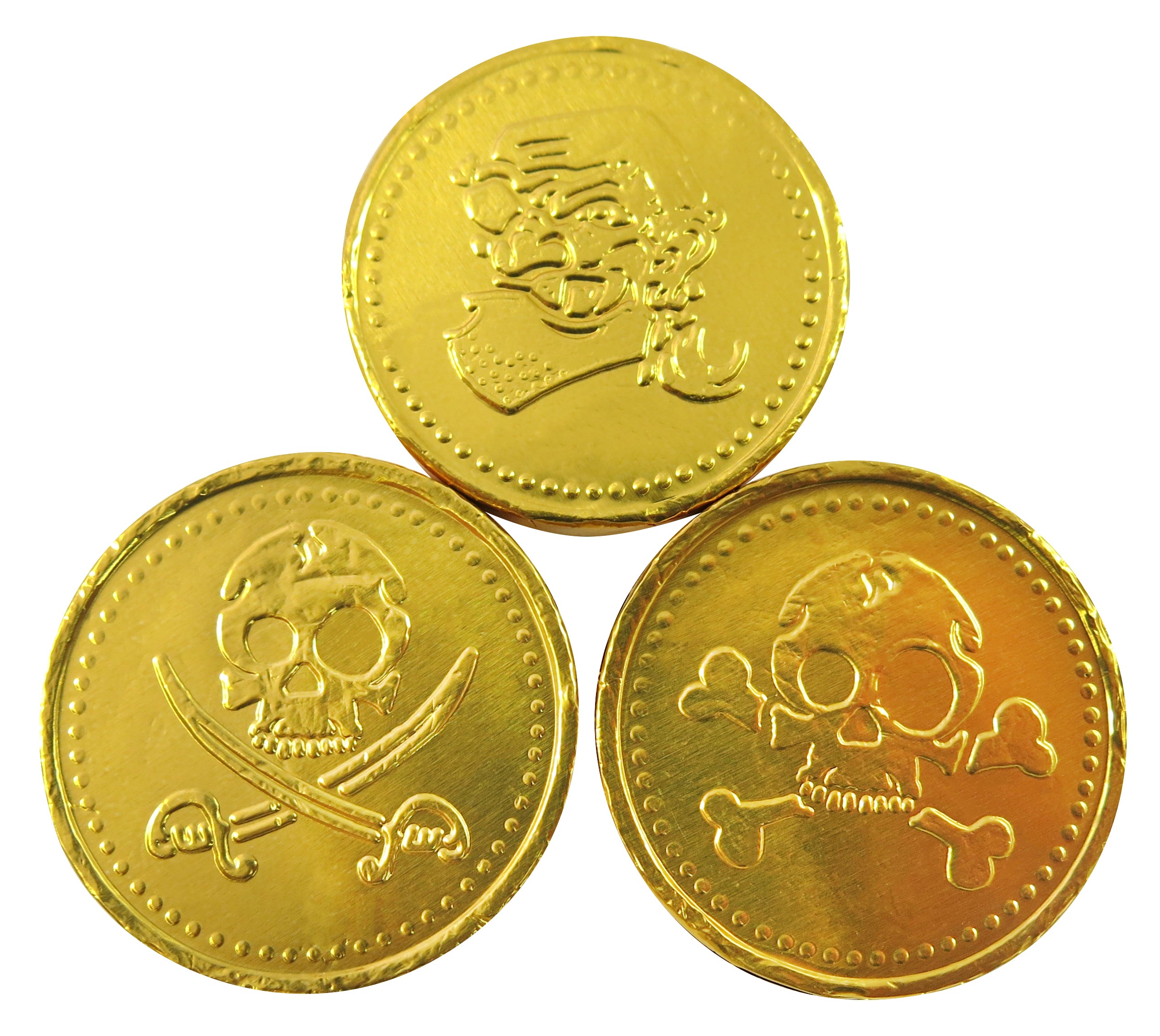 Kingsway Pirate Gold Milk Chocolate Coins 1kg - 1 x 1kg Bag