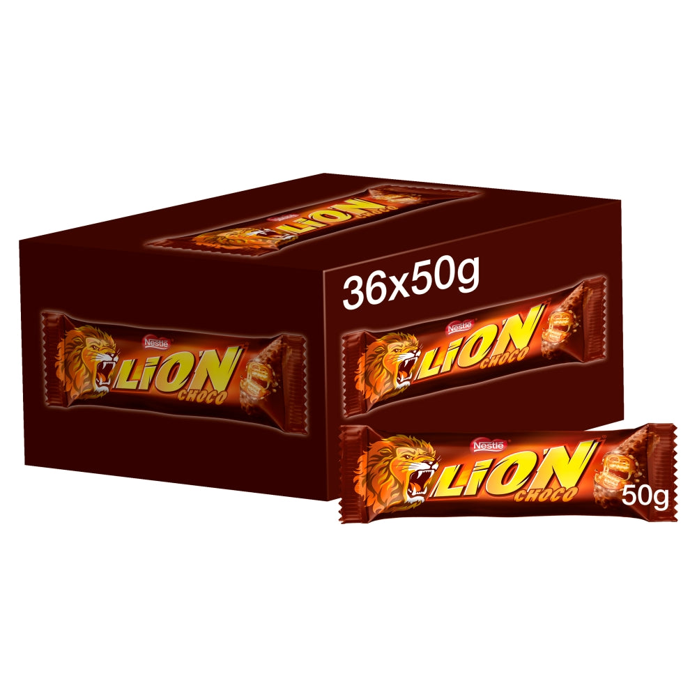 Lion Milk Chocolate Bar 50g - 36 x 50g Bars