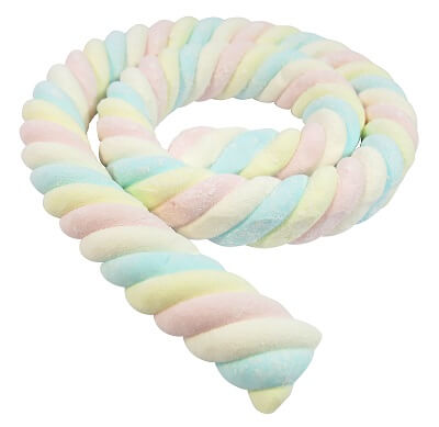Vidal Giant Twisted Mallow Cables - 1 x 4. 5kg Box