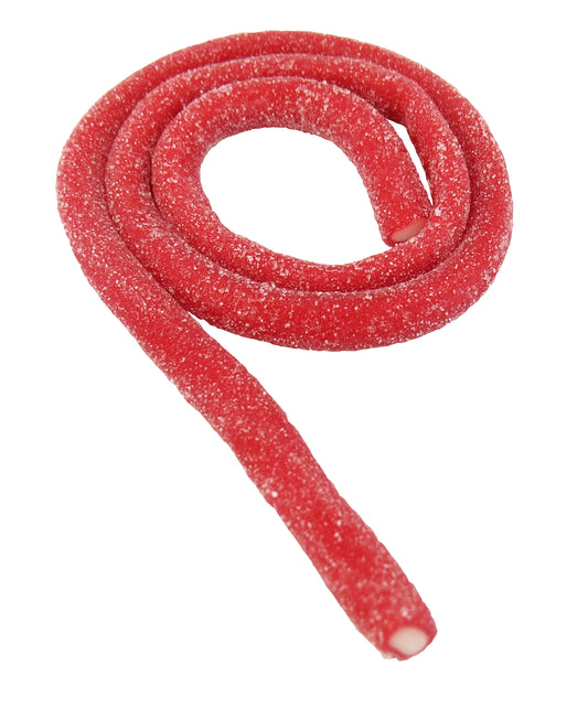 Vidal Giant Fizzy Strawberry Cables 6kg - 1 x 6kg box (80 cables)