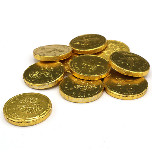 Kingsway Gold Milk Chocolate Coins 1kg - 1 x 1kg Bag