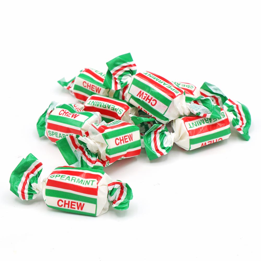 The Real Candy Co Spearmint Chews 3kg - 1 x 3kg Bag