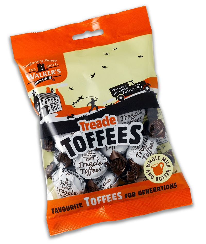Walker's Nonsuch Treacle Toffee Bags 150g - 12 x 150g Bags
