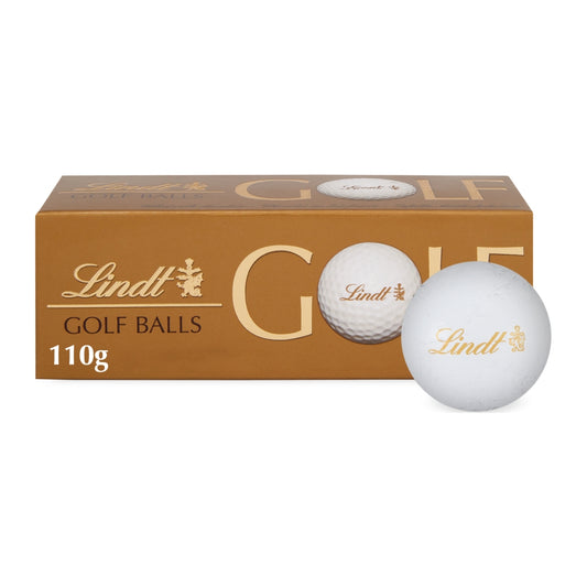 Lindt Milk Chocolate Golf Balls 3 Pieces Box 110g - 1 x 110g Box